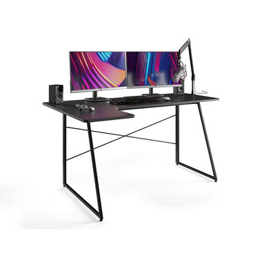 Bureau - Game bureau - Hoekbureau - 160 x 100 x 75 - Zwart product