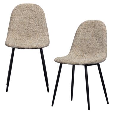 SET DE 2 - MARIJE CHAISE CHENILLE NATUREL product