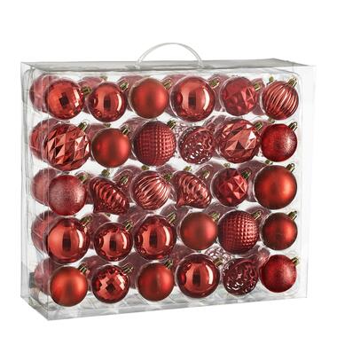 House of Seasons Ensemble de Boules de Noël - Rouge product