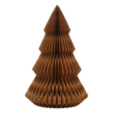 House of Seasons Decoratie Kerstboom - H152 x Ø104 cm - Papier - Bruin product