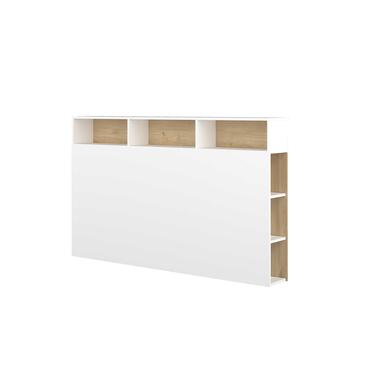 Tête de lit avec espace de rangement Keith 162cm - blanc/ chêne clair product