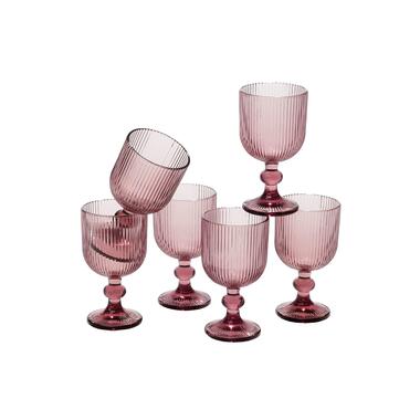 Mica Decorations Merlot Wijnglas - Set van 6 - 250 ml - Paars product