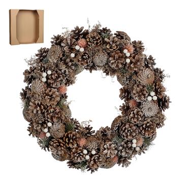 House of Seasons Couronne de Noël - Ø50 cm - Pêche product