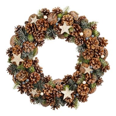 House of Seasons Couronne de Noël - Ø50 cm - Marron product