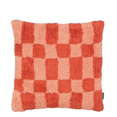 In The Mood Collection Tuft Sierkussen - L45 x B45 x H10 cm - Rood product