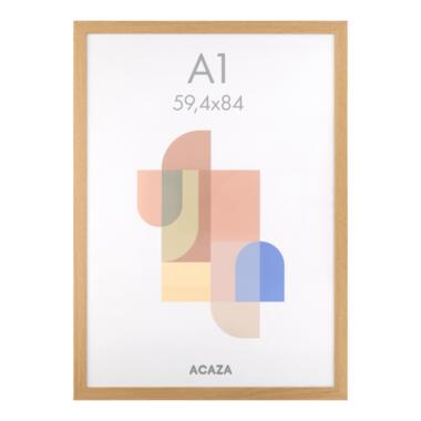 ACAZA Cadre photo - Cadre photo - 59x84 cm - Bois MDF - Couleur chêne product