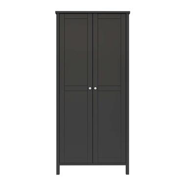 Hioshop Tromsø armoire de rangement 2 portes couleur café product