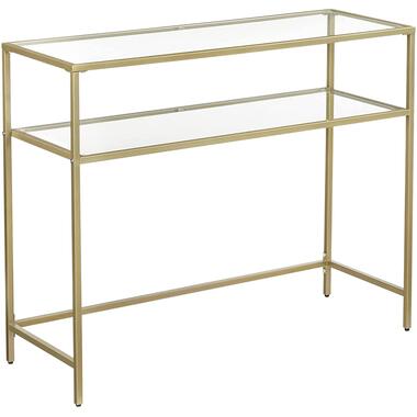 Table console - Table d'appoint avec 2 étagères - 100 x 35 x 80 cm product