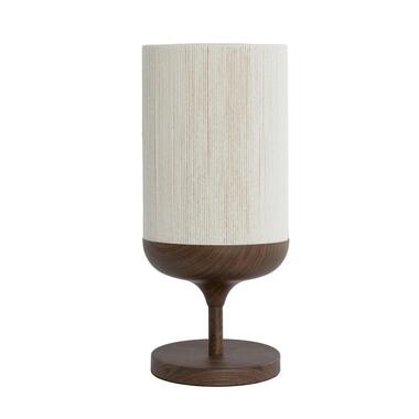 Lampe de Table Dania - Creme/Brun - 22.5x22.5x50cm product