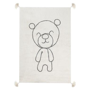 Tapis enfant avec motif ourson en coton beige 140 x 200 cm ZORAKAN product