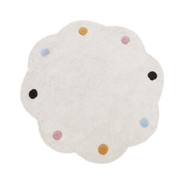 Tapis rond en coton ø 120 cm beige DUREVI product