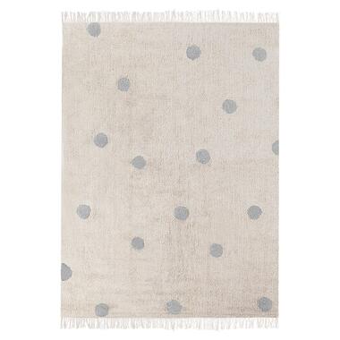 Tapis enfant en coton beige et gris 140 x 200 cm DARDERE product