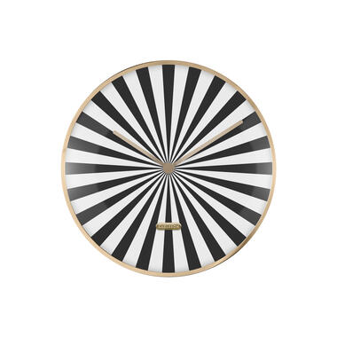 Karlsson - Horloge Murale Candy Swirl Dome - Noir & Blanc - Ø40cm product