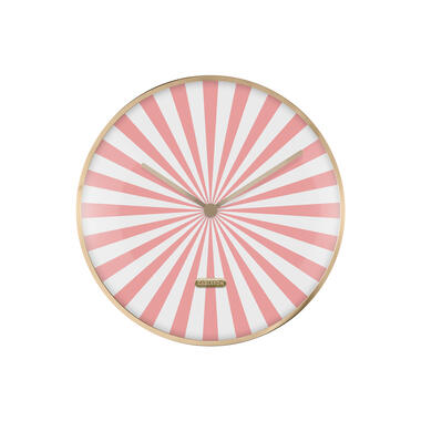 Karlsson - Horloge murale Candy Swirl Dome - Flamant rose & blanc - Ø40cm product