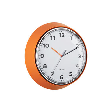 Karlsson - Horloge Murale Moderne Rétro - Orange Vif - Ø34cm product