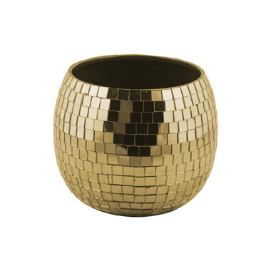 Present Time - Bloempot Spiegel Globe - Goud product