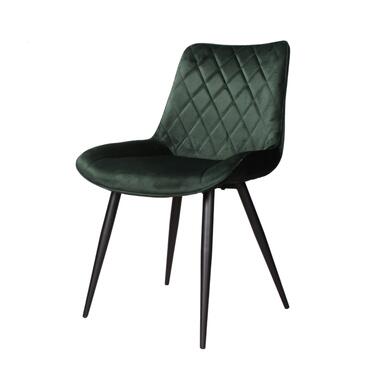 Chaise de salle à manger Benito 3.0 en velours - vert foncé product