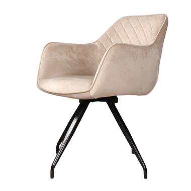 Romy 2.0 fauteuil en velours - champagne product