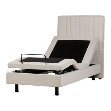 Lit avec sommier DUKE II 90 x 200 cm Tissu Beige clair product
