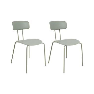 Chaise de salle à manger Set de 2 Vert citron SIBLEY product