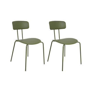 Chaise de salle à manger Set de 2 Vert SIBLEY product