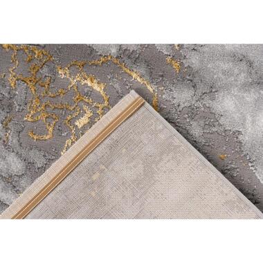 Fashion Marbre - Poil ras Tapis - Design - Gris Goud - 160x230 CM product