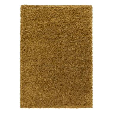 Monaco Soft Shaggy Hoogpolig Vloerkleed Goud - 140x200 CM product