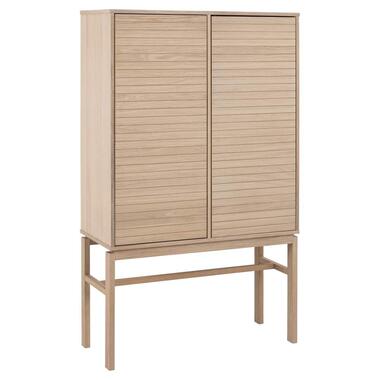 Hioshop Linley citrine 2 portes plaqué chêne product