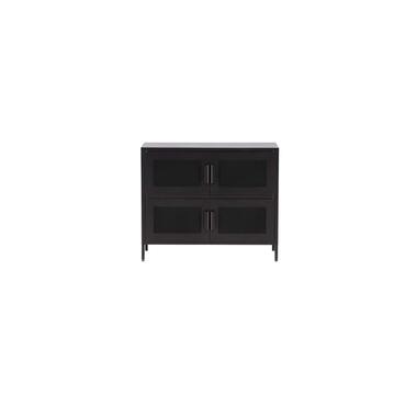 Hioshop Nett buffet 4 portes noir product