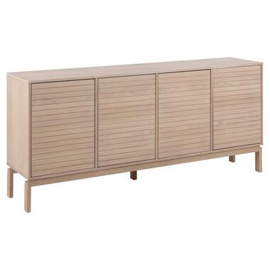 Hioshop Linley buffet 4 portes plaqué chêne product