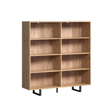 Hioshop Sentra bibliothèque chêne décor product