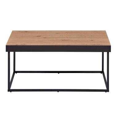 Hioshop Passione table basse noir-chêne décor product