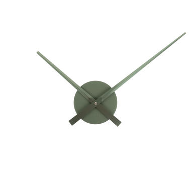 Karlsson - Wandklok Little Big Time Mini Metallic - Metallic jungle green- Ø41cm product