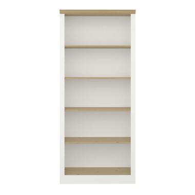 Hioshop Nola bibliothèque 4 tablettes blanc product