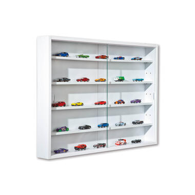 Hioshop Comit Vitrine murale- 2 portes vitrées- blanc product