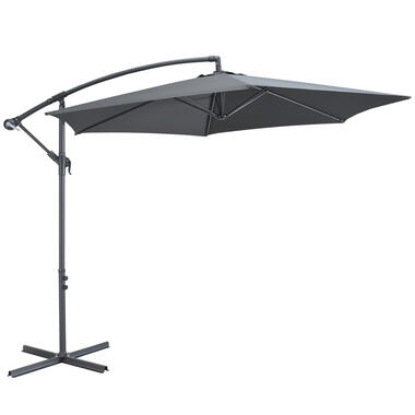 Parasol - parasol flottant durable Ø300 cm - Inclinable - Gris product