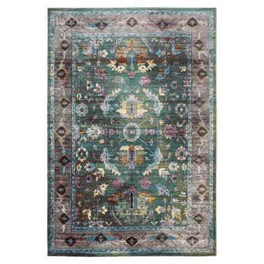 Picasso Pablo Vintage Vloerkleed Groen / Multi Laagpolig - 200x290 CM product
