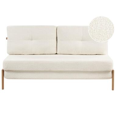 EDLAND - Slaapbank - Wit - Bouclé product