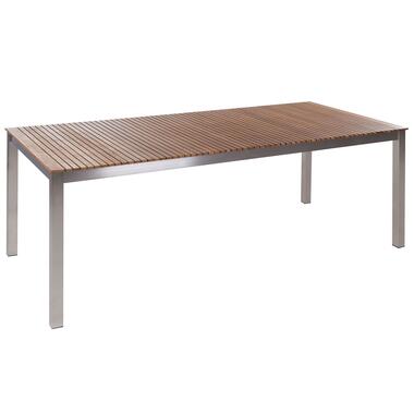 VIAREGGIO II - Tuintafel - Lichte houtkleur - 90 x 200 cm - Teakhout product