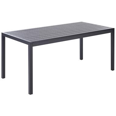 VERNIO - Tuintafel - Zwart - 90 x 180 cm - Aluminium product