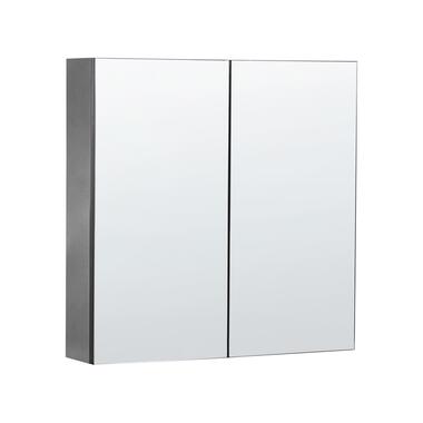 Armoire de toilette 60 x 60 cm avec miroir LED noir NAVARRA product