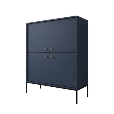 Buffet Moreno - Bleu - 104 cm - Haut product