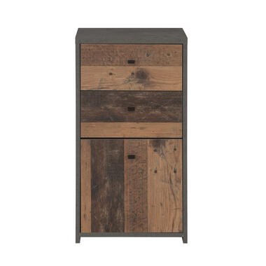 Meubella Dressoir Sahara - Old wood - Grijs - 40 cm product