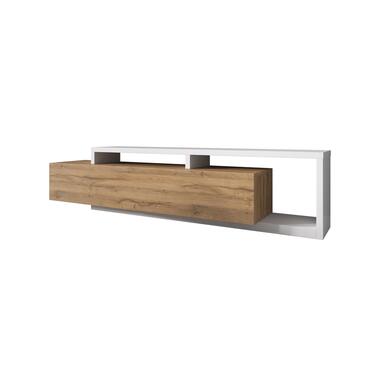 Meuble TV Bello - Chêne - Blanc - 219 cm product