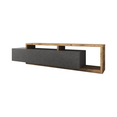 Meuble TV Bello - Gris - Chêne - 219 cm product