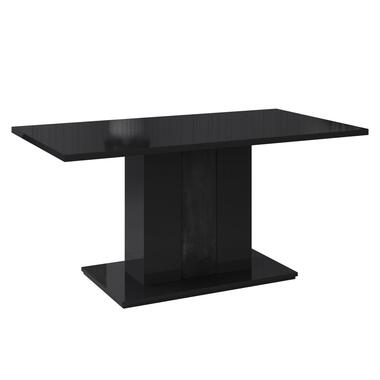 Meubella Eetkamertafel Grant - Hoogglans Zwart - 160 cm product