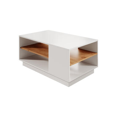 Table basse Three - Blanc - Chêne - 100 cm product