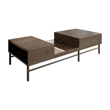 Meubella Salontafel Paz - Donker eiken - 134 cm product