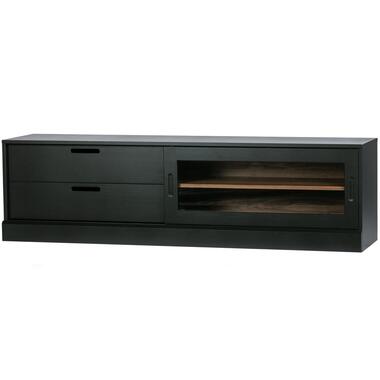 WOOOD Exclusive James Tv meubel - Grenen - Zwart - 50x180x42 product