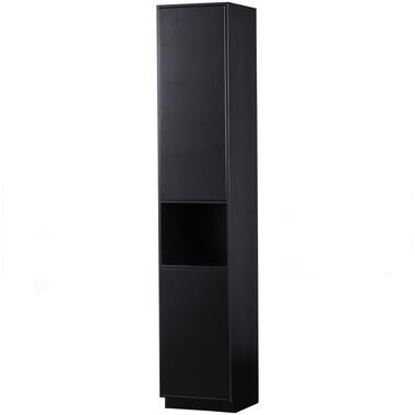 Buffet/Armoire - Bois - Noir - 210x40x40 - WOOOD Exclusive - Finca product